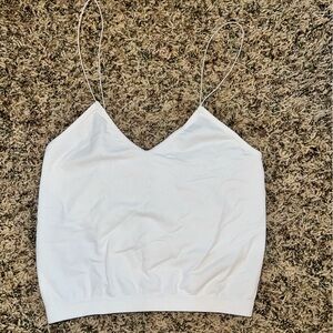 Nikibiki White Spaghetti Strap Top